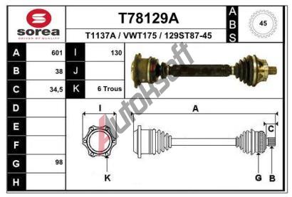 EAI Hnac hdel EAI T78129A, T78129A