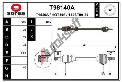 EAI Hnac hdel EAI T98140A, T98140A