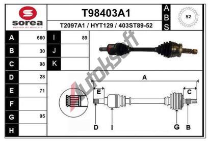 EAI Hnac hdel EAI T98403A1, T98403A1