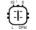 ELSTOCK Alterntor ELS 28-5799, 28-5799