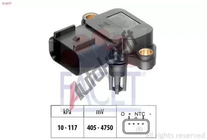 EPS (facet) Snímač barometrického tlaku vzduchu EPS 10.3077, 10.3077  EPS (facet) Snímač barometrického tlaku vzduchu EPS 10.3077, 10.3077