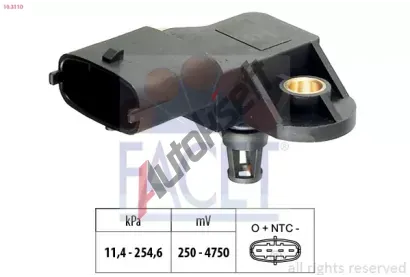 EPS (facet) Snma barometrickho tlaku vzduchu Made in Italy - OE Equivalent EPS 10.3110, 10.3110