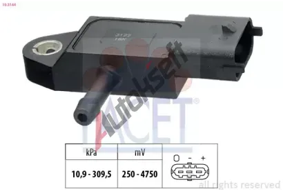 EPS (facet) Snma barometrickho tlaku vzduchu Made in Italy - OE Equivalent EPS 10.3144, 10.3144