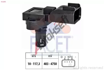 EPS (facet) Snma barometrickho tlaku vzduchu Made in Italy - OE Equivalent EPS 10.3203, 10.3203