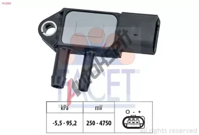EPS (facet) Tlakov senzor posilovae brzd Made in Italy - OE Equivalent EPS 10.3263, 10.3263