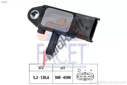 EPS (facet) Senzor tlaku vfukovch plyn Made in Italy - OE Equivalent EPS 10.3273, 10.3273