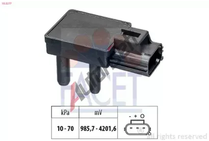 EPS (facet) Senzor tlaku vfukovch plyn Made in Italy - OE Equivalent EPS 10.3277, 10.3277
