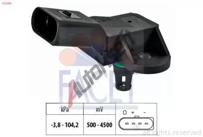 EPS (facet) Tlakov senzor posilovae brzd Made in Italy - OE Equivalent EPS 10.3280, 10.3280