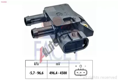EPS (facet) Senzor tlaku vfukovch plyn Made in Italy - OE Equivalent EPS 10.3333, 10.3333