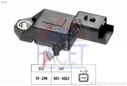 EPS (facet) Snma barometrickho tlaku vzduchu Made in Italy - OE Equivalent EPS 10.3337, 10.3337