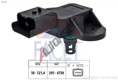 EPS (facet) Snma barometrickho tlaku vzduchu Made in Italy - OE Equivalent EPS 10.3347, 10.3347