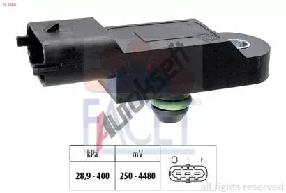 EPS (facet) Snma barometrickho tlaku vzduchu Made in Italy - OE Equivalent EPS 10.3368, 10.3368