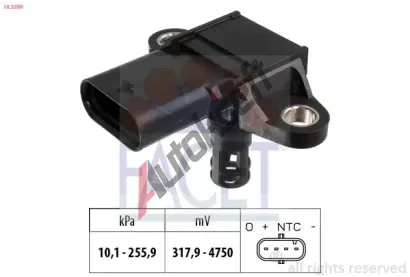 EPS (facet) Snma barometrickho tlaku vzduchu Made in Italy - OE Equivalent EPS 10.3399, 10.3399