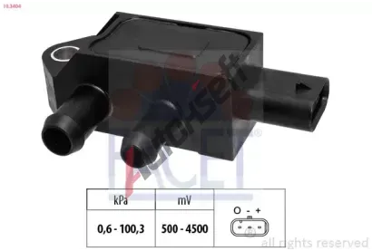 EPS (facet) Senzor tlaku vfukovch plyn Made in Italy - OE Equivalent EPS 10.3404, 10.3404