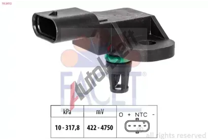 EPS (facet) Snma barometrickho tlaku vzduchu Made in Italy - OE Equivalent EPS 10.3412, 10.3412