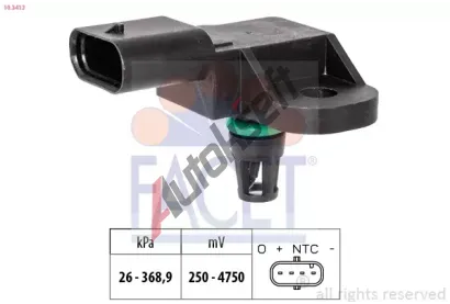EPS (facet) Snma barometrickho tlaku vzduchu Made in Italy - OE Equivalent EPS 10.3413, 10.3413