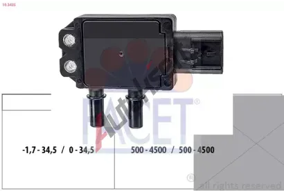 EPS (facet) Senzor tlaku vfukovch plyn EPS 10.3435, 10.3435
