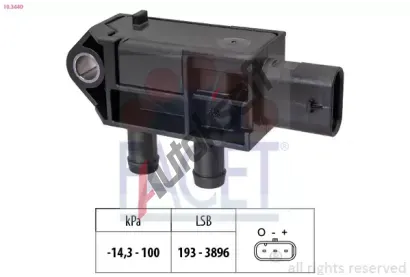 EPS (facet) Senzor tlaku výfukových plynů EPS 10.3440, 10.3440 EPS (facet) Senzor tlaku výfukových plynů EPS 10.3440, 10.3440