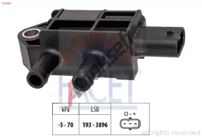 EPS (facet) Snímač barometrického tlaku vzduchu EPS 10.3443, 10.3443 EPS (facet) Snímač barometrického tlaku vzduchu EPS 10.3443, 10.3443