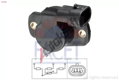EPS (facet) Senzor - poloha krtic klapky EPS 10.5083, 10.5083