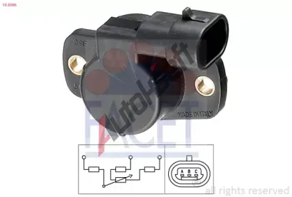 EPS (facet) Senzor - poloha krtic klapky EPS 10.5096, 10.5096