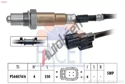 EPS (facet) Lambda sonda Made in Italy - OE Equivalent EPS 10.8152, 10.8152