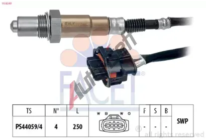 EPS (facet) Lambda sonda Made in Italy - OE Equivalent EPS 10.8249, 10.8249