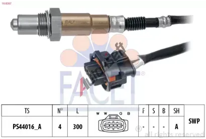 EPS (facet) Lambda sonda Made in Italy - OE Equivalent EPS 10.8267, 10.8267 EPS (facet) Lambda sonda Made in Italy - OE Equivalent EPS 10.8267, 10.8267
