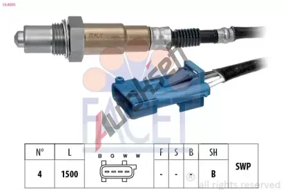 EPS (facet) Lambda sonda Made in Italy - OE Equivalent EPS 10.8301, 10.8301