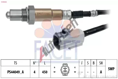 EPS (facet) Lambda sonda Made in Italy - OE Equivalent EPS 10.8356, 10.8356