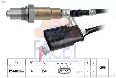 EPS (facet) Lambda sonda Made in Italy - OE Equivalent EPS 10.8381, 10.8381
