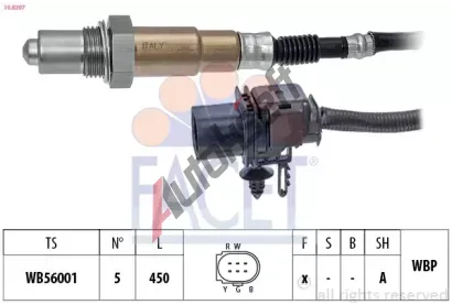 EPS (facet) Lambda sonda Made in Italy - OE Equivalent EPS 10.8397, 10.8397