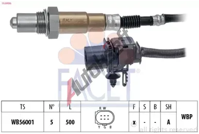 EPS (facet) Lambda sonda Made in Italy - OE Equivalent EPS 10.8406, 10.8406