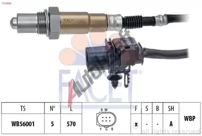 EPS (facet) Lambda sonda Made in Italy - OE Equivalent EPS 10.8408, 10.8408
