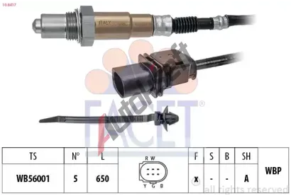 EPS (facet) Lambda sonda Made in Italy - OE Equivalent EPS 10.8417, 10.8417