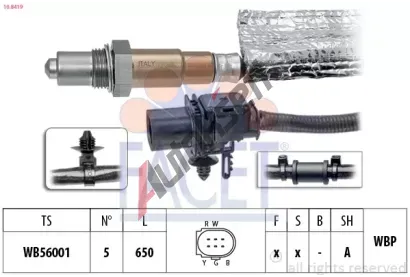 EPS (facet) Lambda sonda Made in Italy - OE Equivalent EPS 10.8419, 10.8419