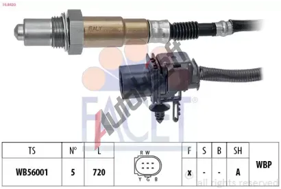 EPS (facet) Lambda sonda Made in Italy - OE Equivalent EPS 10.8420, 10.8420