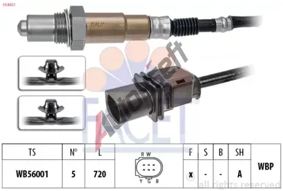 EPS (facet) Lambda sonda Made in Italy - OE Equivalent EPS 10.8421, 10.8421 EPS (facet) Lambda sonda Made in Italy - OE Equivalent EPS 10.8421, 10.8421
