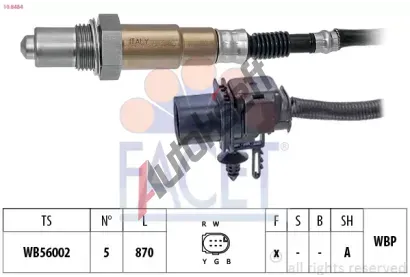 EPS (facet) Lambda sonda Made in Italy - OE Equivalent EPS 10.8484, 10.8484