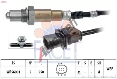 EPS (facet) Lambda sonda Made in Italy - OE Equivalent EPS 10.8506, 10.8506