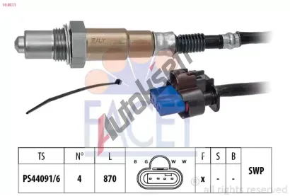 EPS (facet) Lambda sonda Made in Italy - OE Equivalent EPS 10.8511, 10.8511  EPS (facet) Lambda sonda Made in Italy - OE Equivalent EPS 10.8511, 10.8511