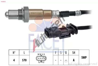 EPS (facet) Lambda sonda Made in Italy - OE Equivalent EPS 10.8528, 10.8528