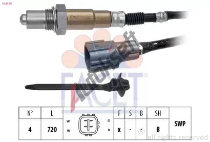 EPS (facet) Lambda sonda Made in Italy - OE Equivalent EPS 10.8539, 10.8539