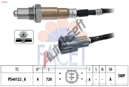 EPS (facet) Lambda sonda Made in Italy - OE Equivalent EPS 10.8600, 10.8600