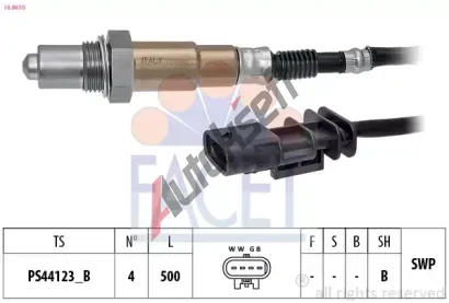 EPS (facet) Lambda sonda Made in Italy - OE Equivalent EPS 10.8610, 10.8610