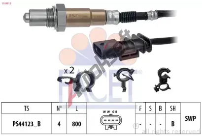 EPS (facet) Lambda sonda Made in Italy - OE Equivalent EPS 10.8613, 10.8613