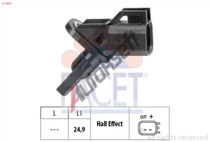 EPS (facet) Snma potu otek kol Made in Italy - OE Equivalent EPS 21.0001, 21.0001