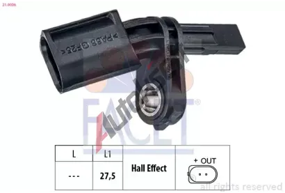 EPS (facet) Snma potu otek kol Made in Italy - OE Equivalent EPS 21.0006, 21.0006