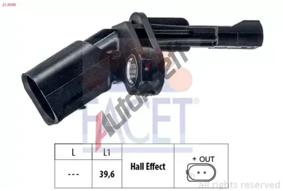 EPS (facet) Snma potu otek kol Made in Italy - OE Equivalent EPS 21.0009, 21.0009