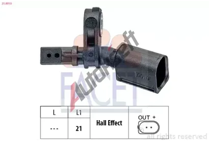 EPS (facet) Snma potu otek kol Made in Italy - OE Equivalent EPS 21.0010, 21.0010